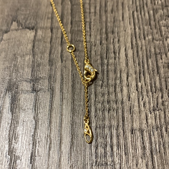 Gold & Pavé Stones Necklace - Picture 4 of 4